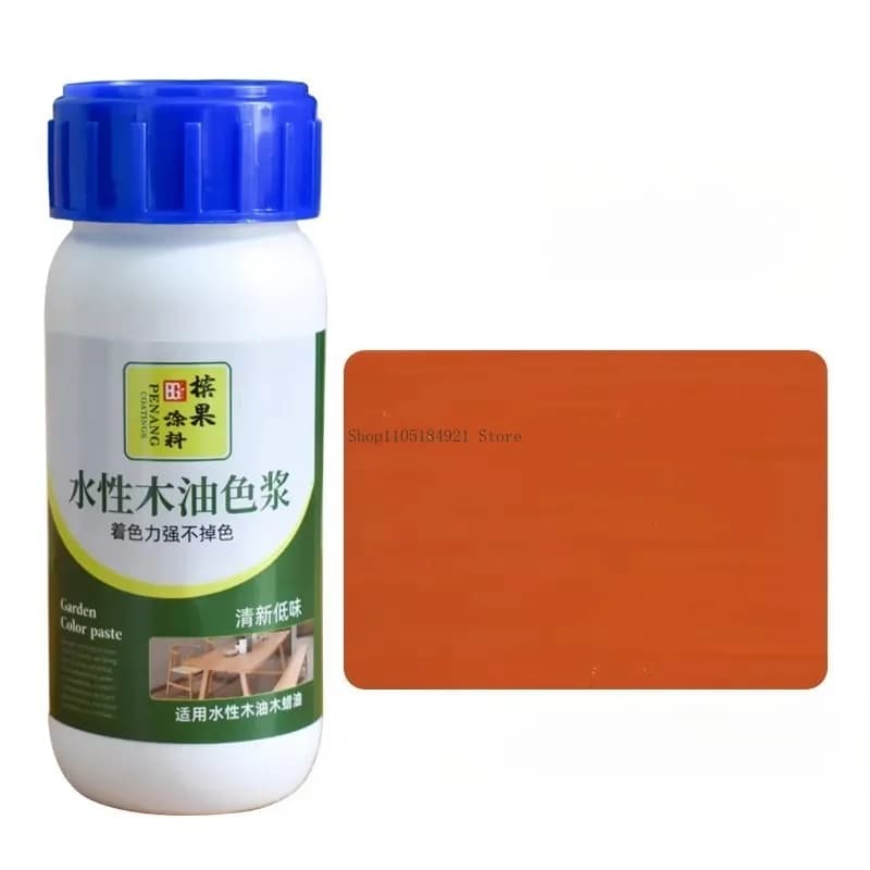Pâte de couleur pour bois à base d'eau hautement concentrée 100 ml, peinture résistante au soleil pour la rénovation et la coloration des produits en bois