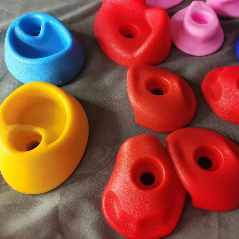 30 pièces/ensemble d'escalade tients bois mur escalade pierres jouets enfants aire de jeux jeu main pieds tenir poignée Kit extérieur intérieur jeu