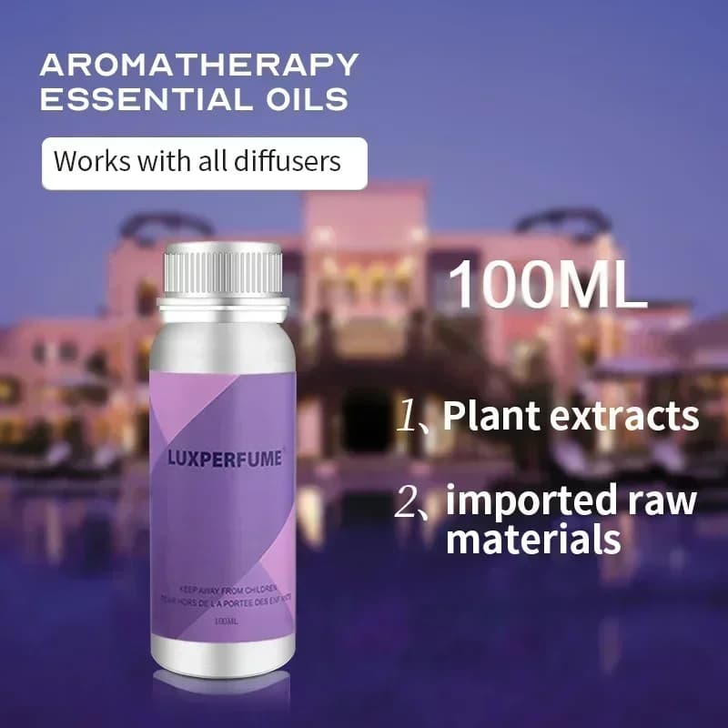 Diffuseur d'arôme d'huiles essentielles 100ML, Collection d'hôtel, huile aromatique, désodorisant de voiture, humidificateur de parfum pour le bureau et la maison
