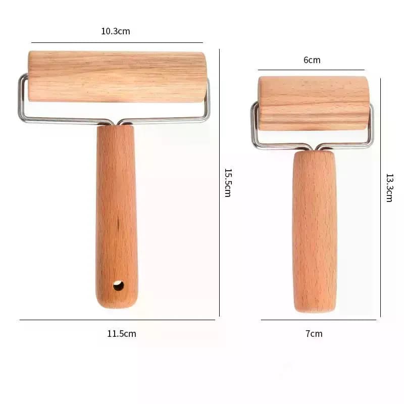 Rouleau à pâtisserie en bois à double tête pour pâte, chapati, pâtes, boulangerie, pizza, outil de cuisine