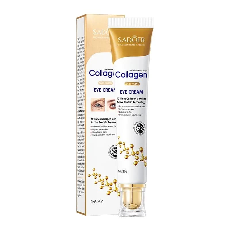 SADOER crème pour les yeux au collagène crème pour les yeux au rétinol Anti cernes sac pour les yeux raffermissant hydratant pour la peau soin de la peau pour les yeux