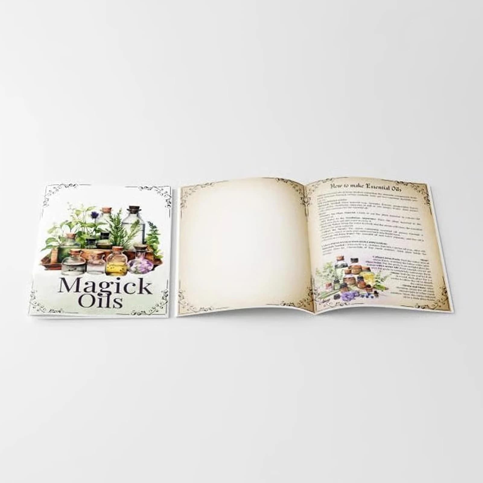 Guide de sort de sorcières de cuisine, expédition des propriétés de l'huile magique, cadeau idéal pour les amateurs de magie