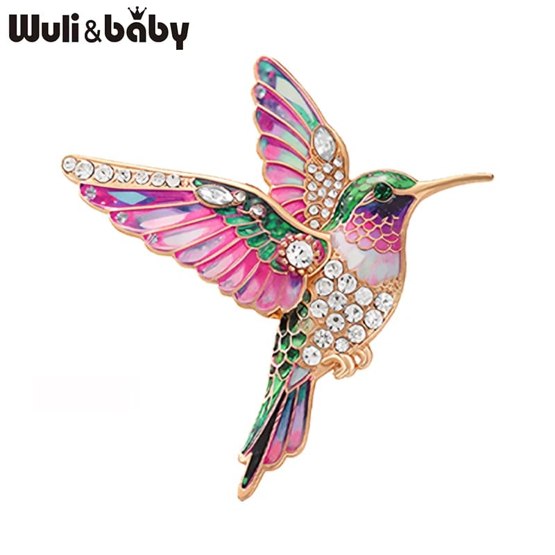 Wuli&baby – broches en forme de colibri pour femmes