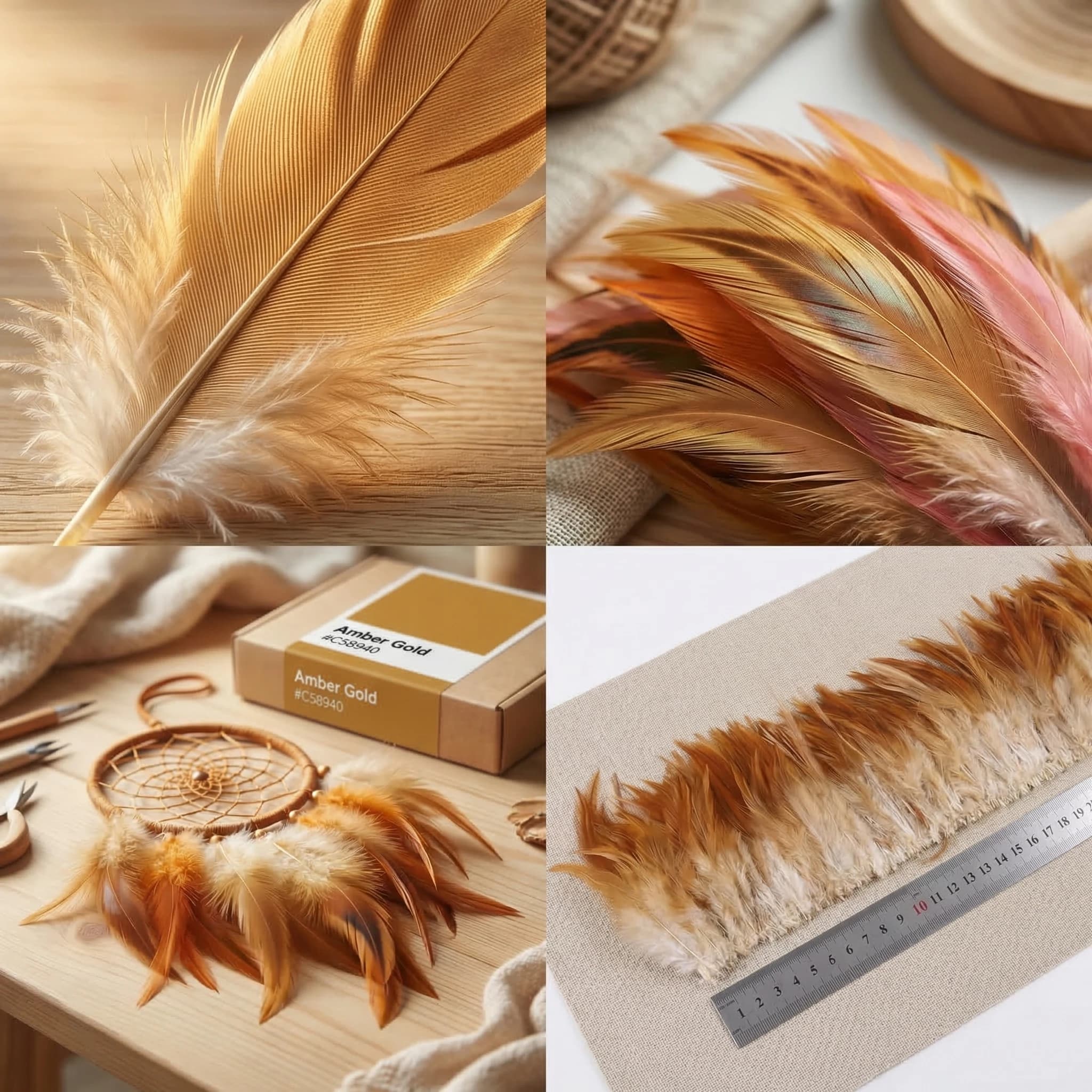 1 rouleau de plumes de poulet pour l'artisanat, la bijouterie, la décoration, les matériaux de montage de mouches, la broderie DIY, les accessoires de carnaval, la décoration