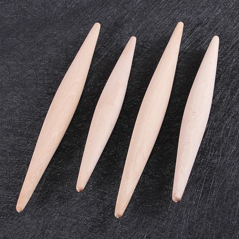 Rouleau à pâtisserie en bois 23/28cm, pour gâteau Fondant, pâte à main, rouleau à pâtisserie, argile, Pizza, boulettes, peau, outils de cuisson de cuisine