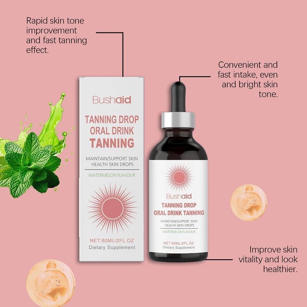 Gouttes de bronzage sans soleil bucco-dentaires