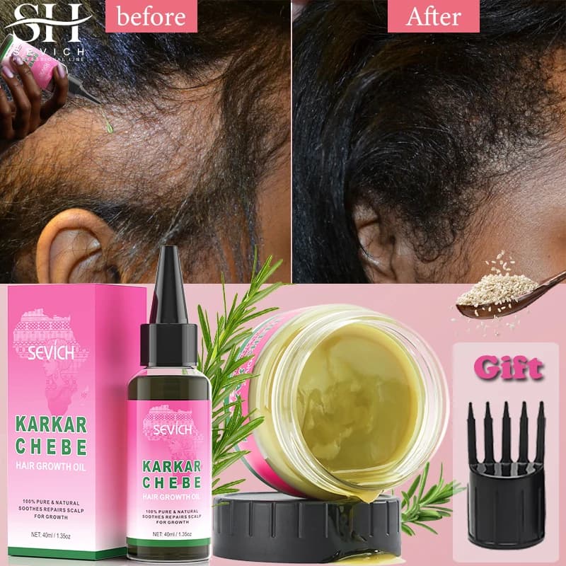 100% pur naturel Karkar Chebe huile Batana beurre