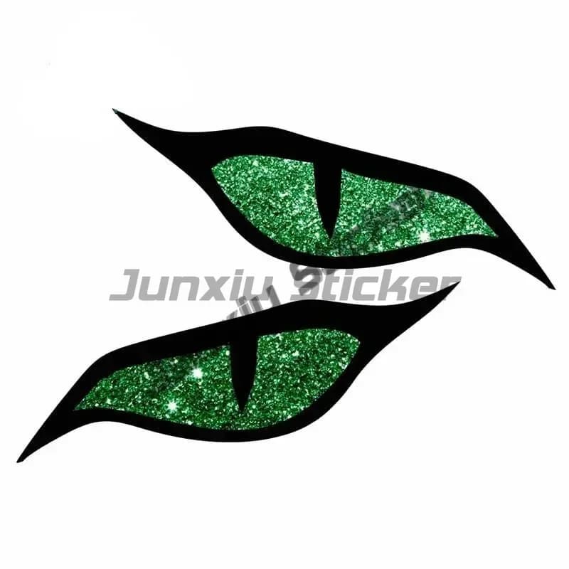 Autocollant Mauvais Œil, Design de Dessin Animé, Ta édélique Arc-en-Ciel, Casque de Motard, Couverture de Miroir, Rayures, Décoration de Voiture
