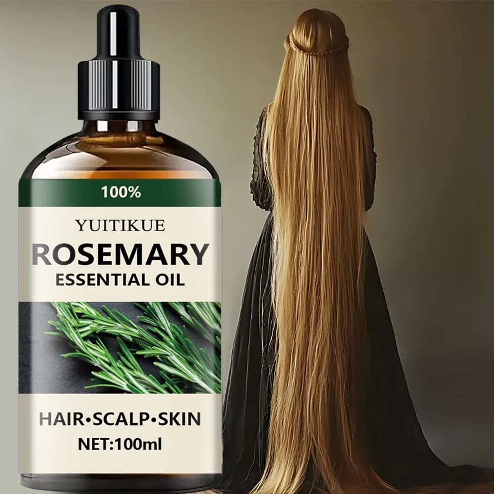 YUITIKUE Huile essentielle de romarin 100% pure | Pour les soins des cheveux