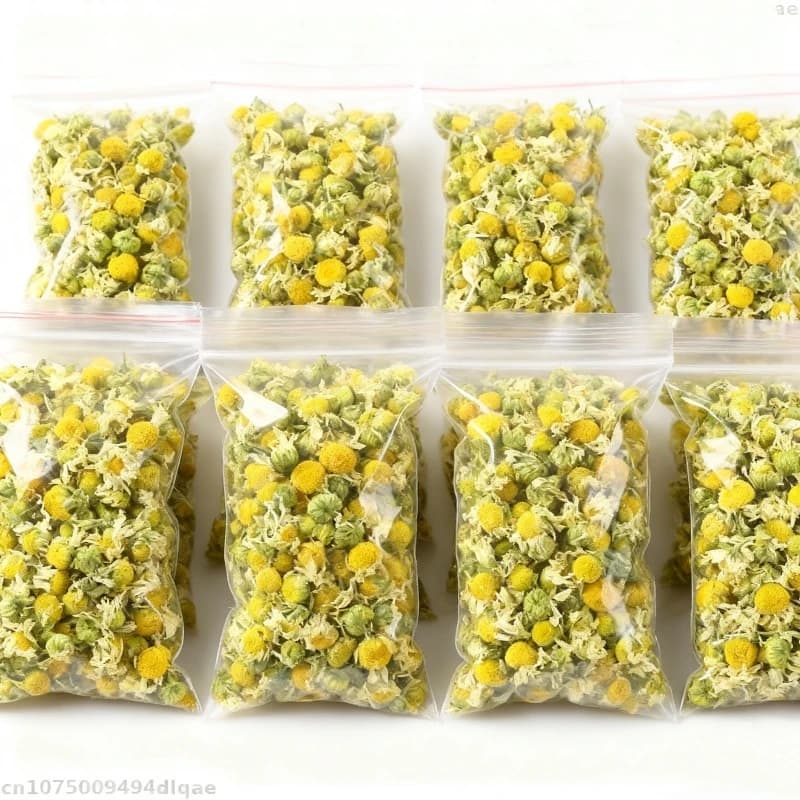 Fleurs séchées de camomille de qualité 100%, pour savon parfumé, bougie de mariage, mélange décoratif de matériaux de fleurs, fabrication de Sachets, remplissage d'oreiller