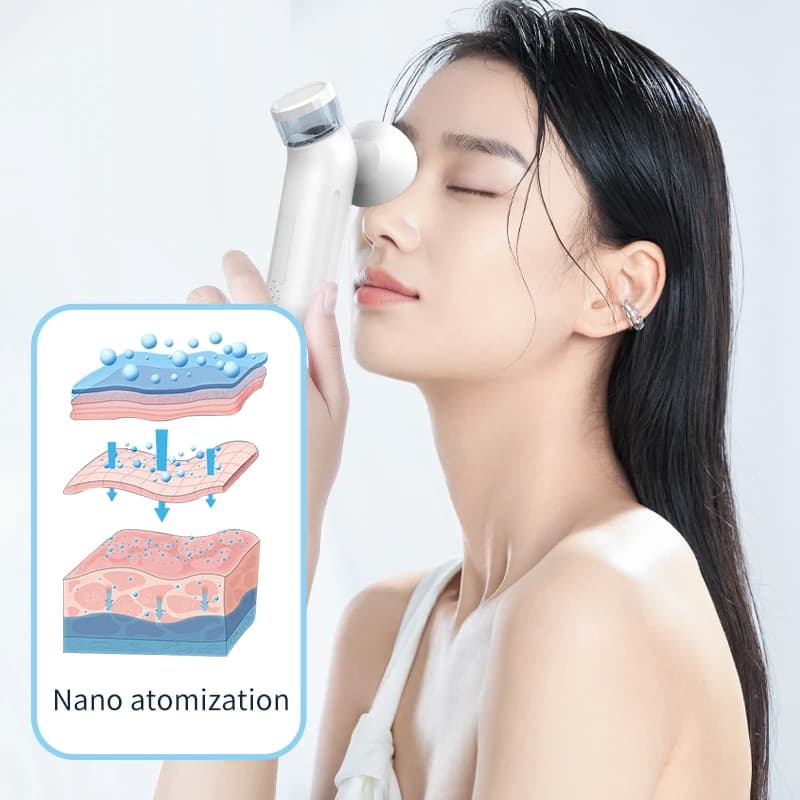 Pulvérisateur de brume à vapeur pour les yeux, compresse chaude et froide, Nano Portable, Instrument hydratant, soulage la Fatigue oculaire, beauté des yeux