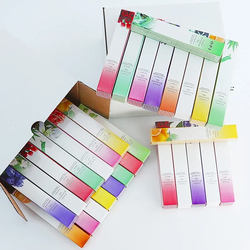 40 pièces stylo à huile pour cuticules d'ongle 15 stylo à huile nourrissant pour odeur traitement des ongles revitalisant n nourrir manucure ensemble de produits de soin des ongles