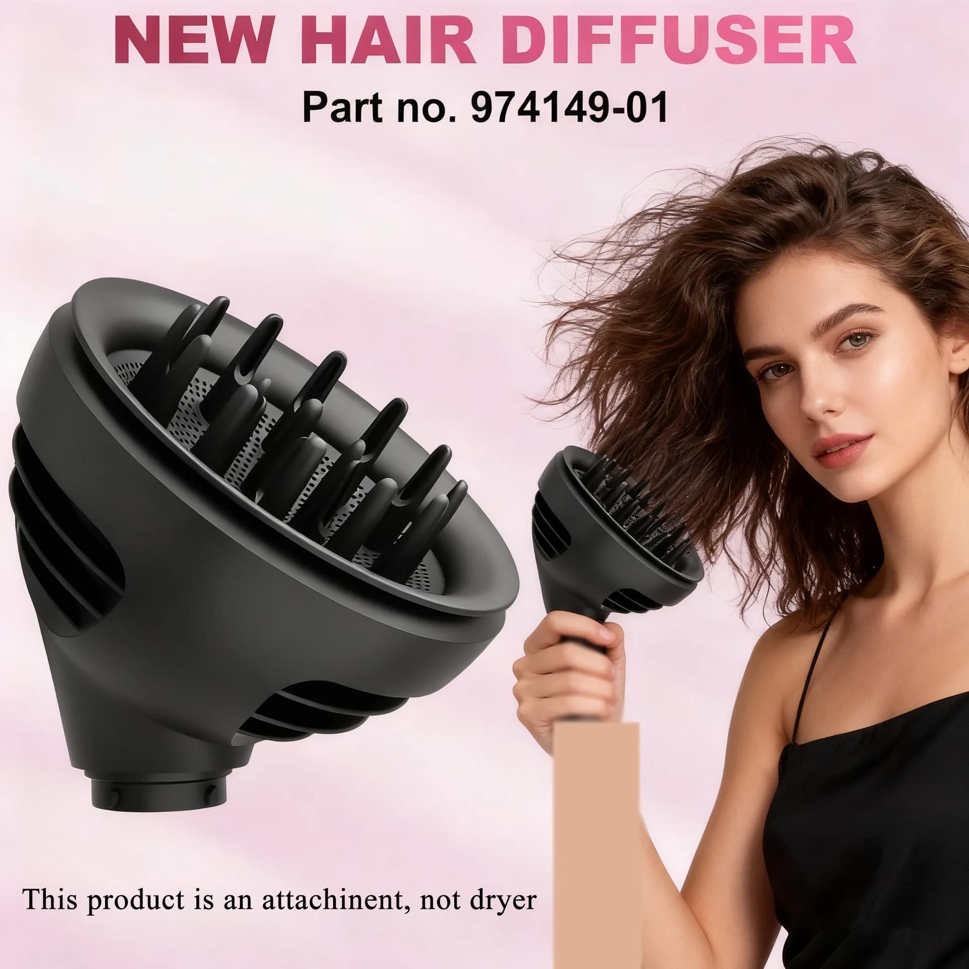 Buse diffuseur 2 en 1 pour sèche-cheveux Dyson Airwrap HS01 HS05 SenCiciMen X9, buse diffuseur professionnelle pour sèche-cheveux