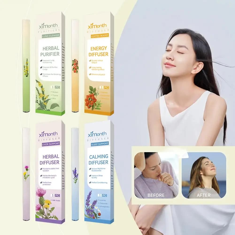 Stylos diffuseurs de stylo désodorisant pour la Relaxation, produits de soins personnels sensoriels pour une respiration claire, repos, nettoyage Nasal