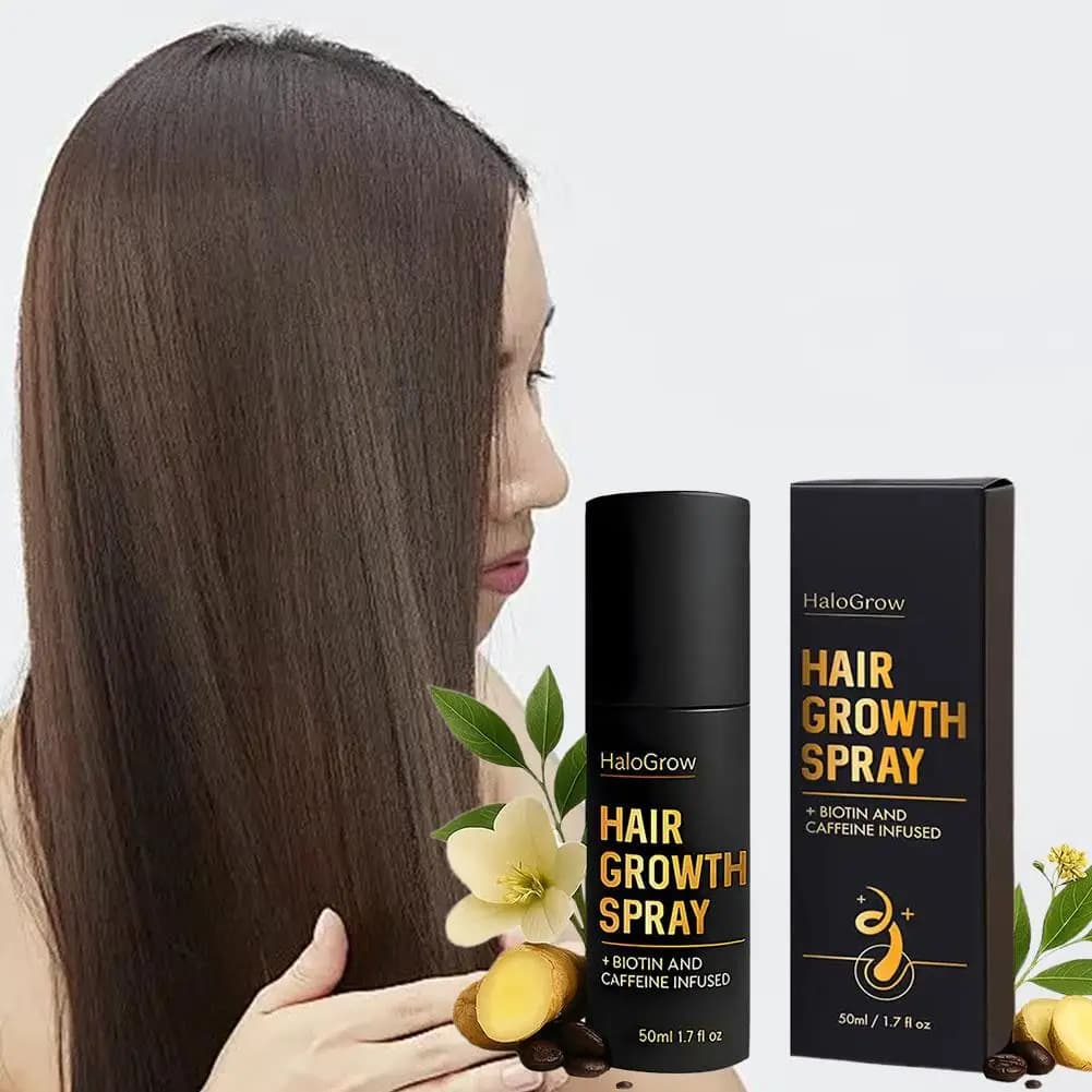 Spray de croissance des cheveux au gingembre