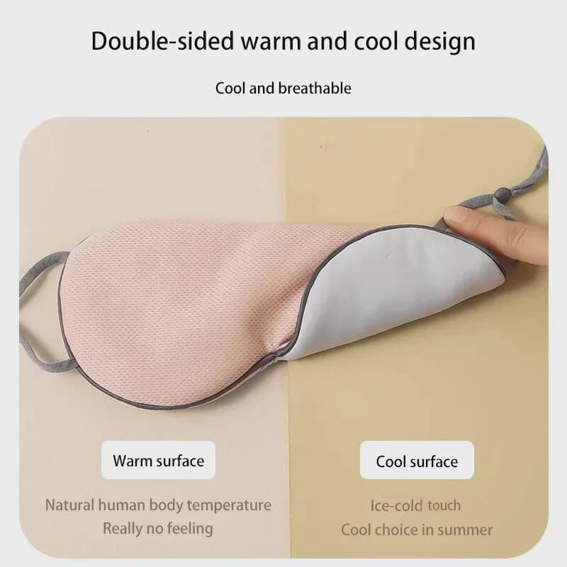 Masque occultant double usage chaud et froid