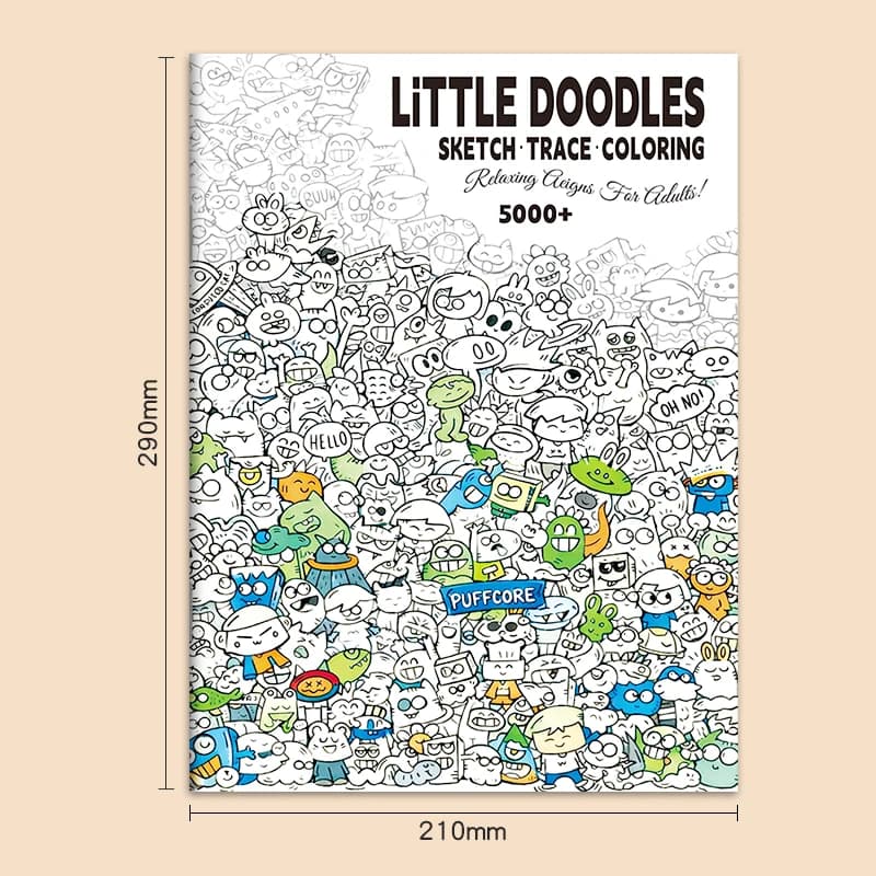 Un livre de base conçu spécifiquement pour les enfants de 3 ans et plus, mettant en valeur la créativité dans le gribouillage, le coloriage et le dessin.