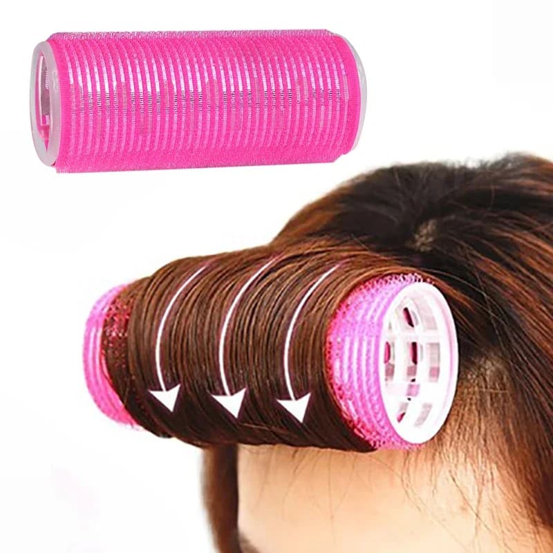 Grands rouleaux à cheveux autocollants pour la coiffure à domicile, rouleaux magiques de coiffage DIY, rouleaux à cheveux pour femmes, outils de beauté