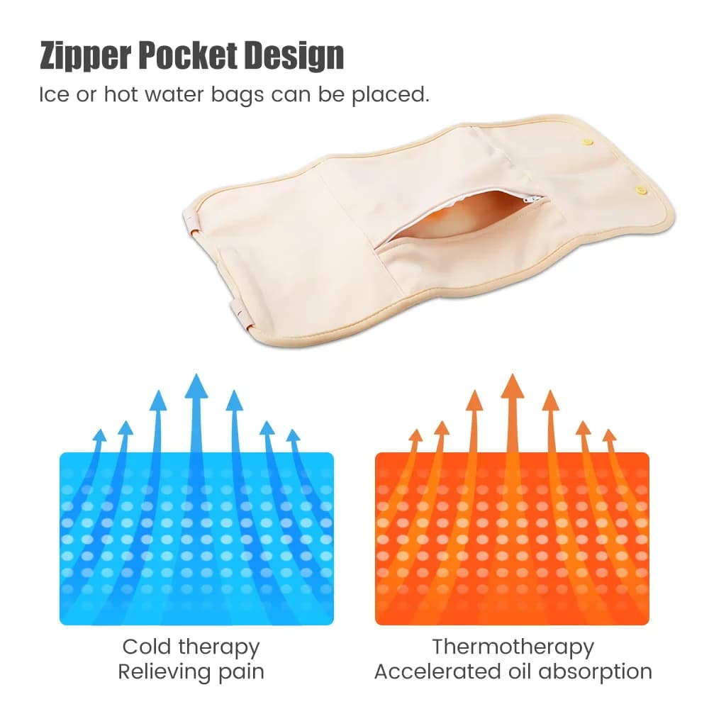 Pack d'huile de ricin, enveloppe de Compression d'huile de ricin biologique, huile de ricin réutilisable, aide à l'auto-conditionnement pour le foie, les muscles de l'abdomen et les reins