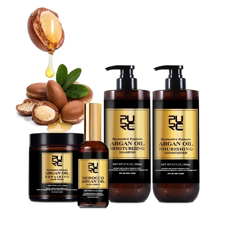 Shampoing à l'huile d'argan marocain