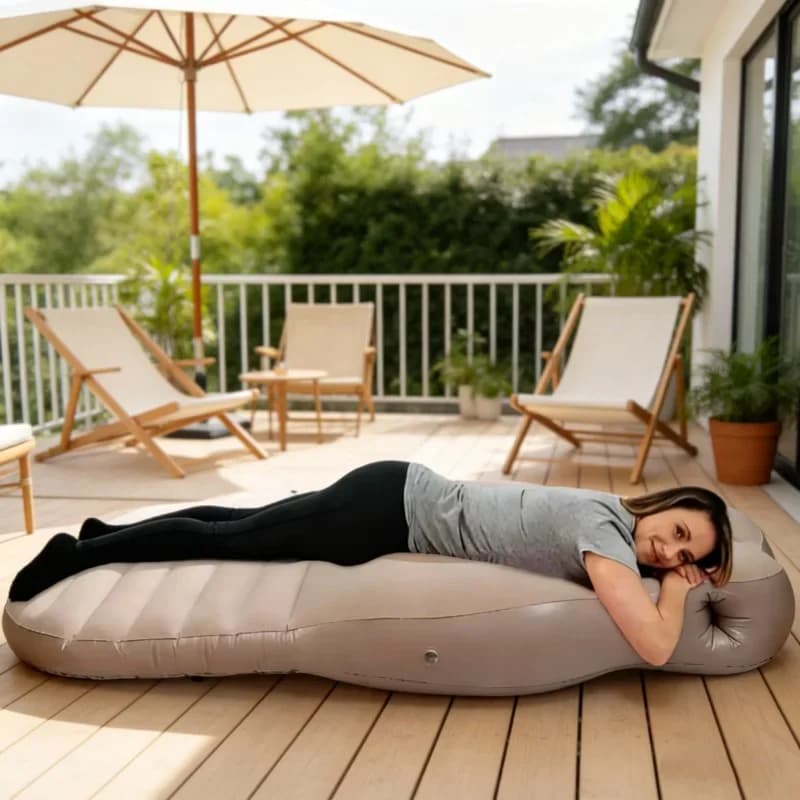 Coussin de grossesse gonflable pour le corps, matelas de soutien pour le lit, tapis de yoga pour femmes enceintes, oreiller de grossesse gonflable