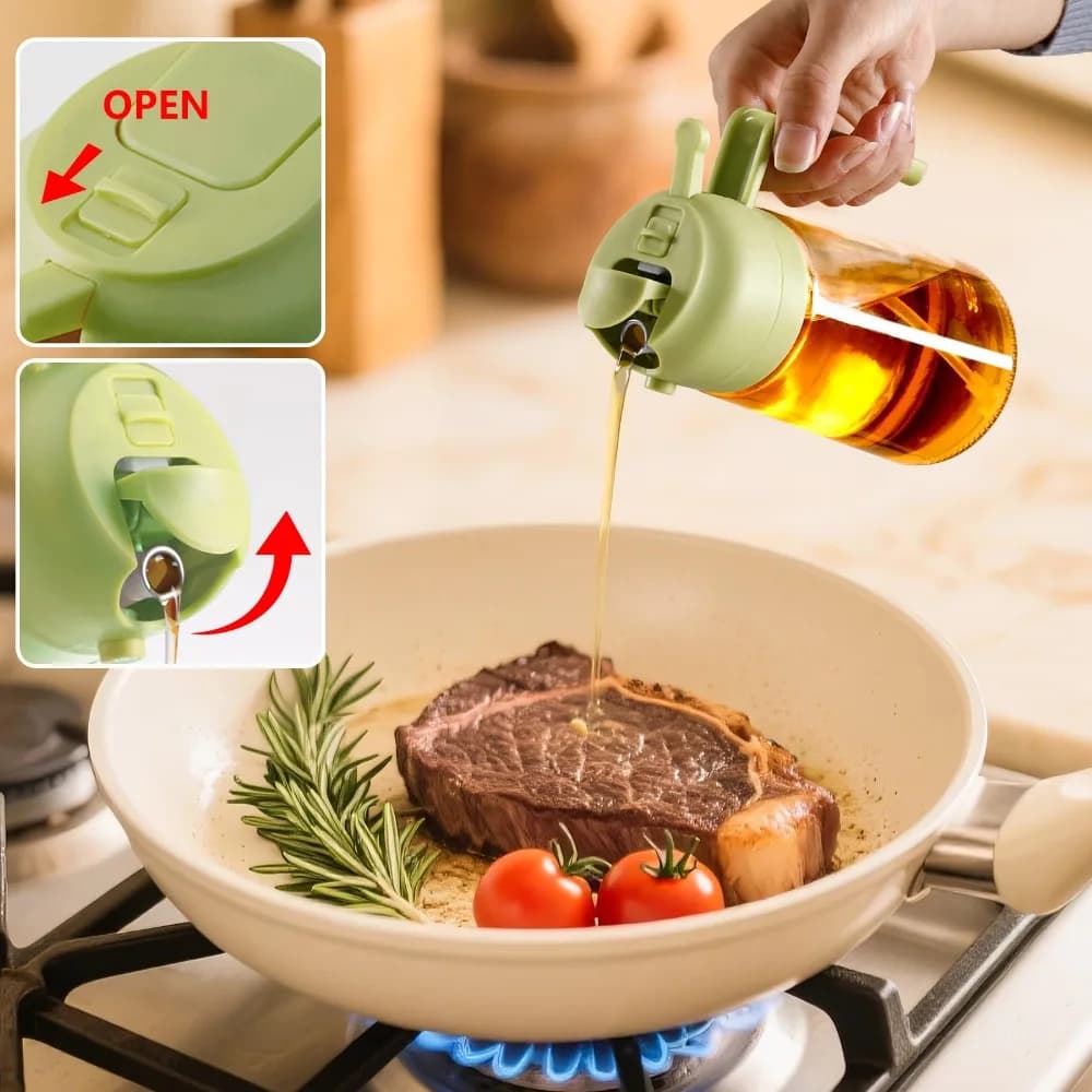 Pulvérisateur d'huile d'olive pour la cuisine 500ml
