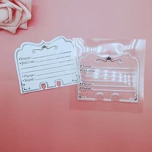 Matrices de découpe en métal, nouvelle matrice de découpe à mémoire dex Rolodex pour Scrapbook, carte artisanale en papier, album, couteau de poinçonnage, coupe-art, 2018