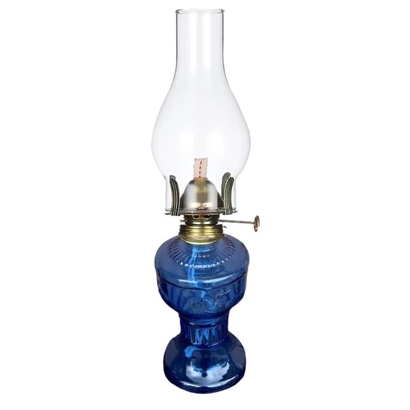 VELIF-2X lampe à huile rustique Vintage verre lampe à charbon lampes à huile pour usage intérieur décor à la maison éclairage la