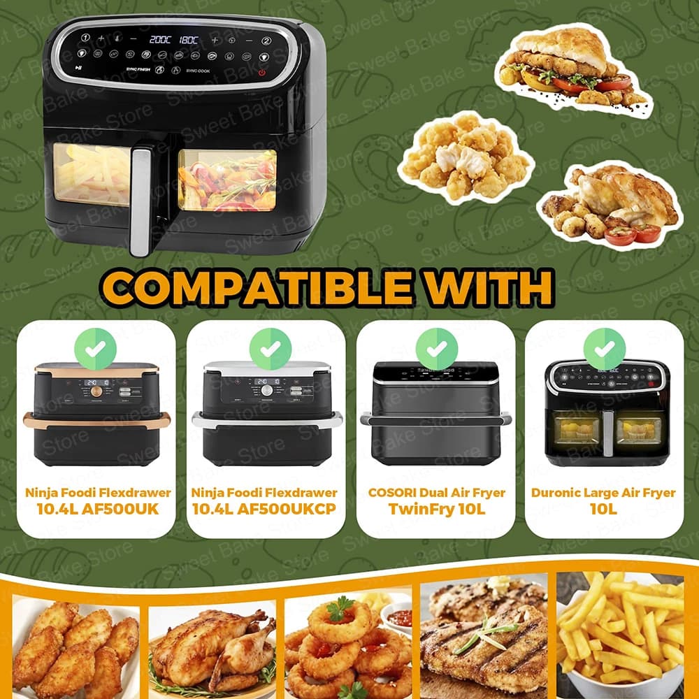 Doublures jetables pour friteuse à Air