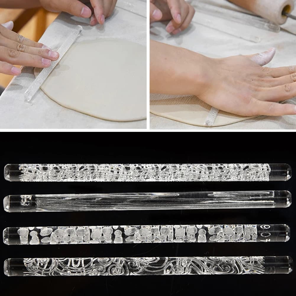 Rouleau à pâtisserie en gaufrage texturé, rouleau à gâteau Fondant, ustensiles de cuisson, outils de poterie, outils de décoration de pâtisserie, rouleau à pâtisserie antiadhésif sur le dessus de tass