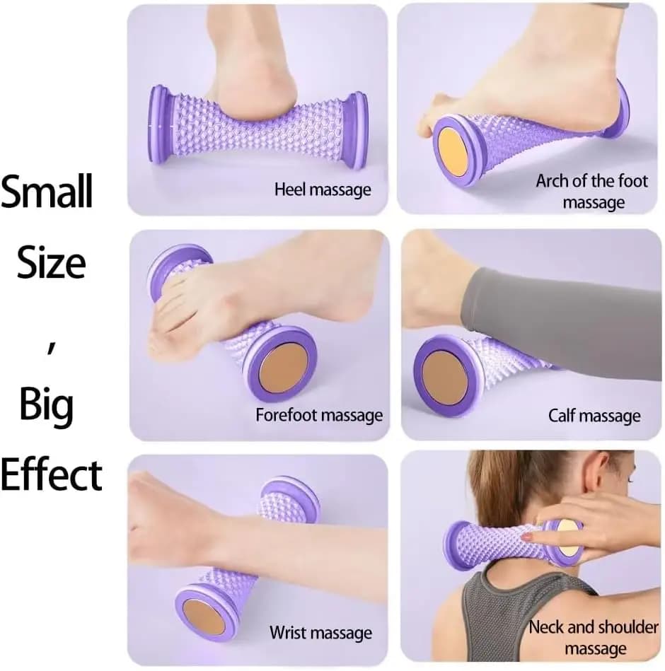 Masseur de pieds rouleau de Massage boule de Massage de Yoga rouleau de Fascia plantaire soins de Relaxation musculaire masseur de pieds manuel en plastique