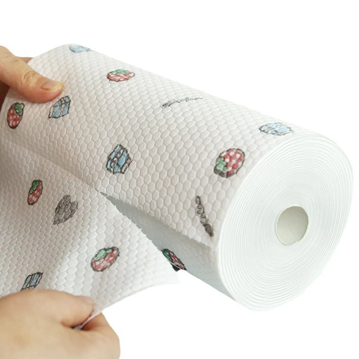 Un rouleau de chiffon paresseux, papier de cuisine absorbant et épais, sec et humide, double usage, sans huile, jetable, vente en gros