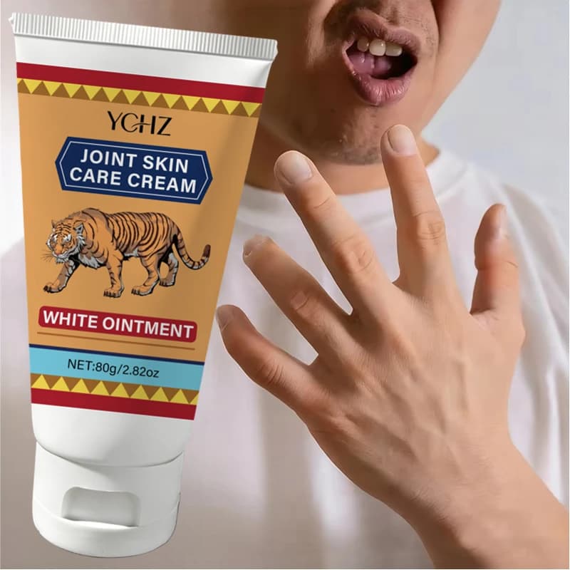 Stick de crème de massage corporel Tiger, contenant une mélange de vitamine E et d'huile d'olive, hydrate en profondeur, facile à appliquer, non gras - 80g