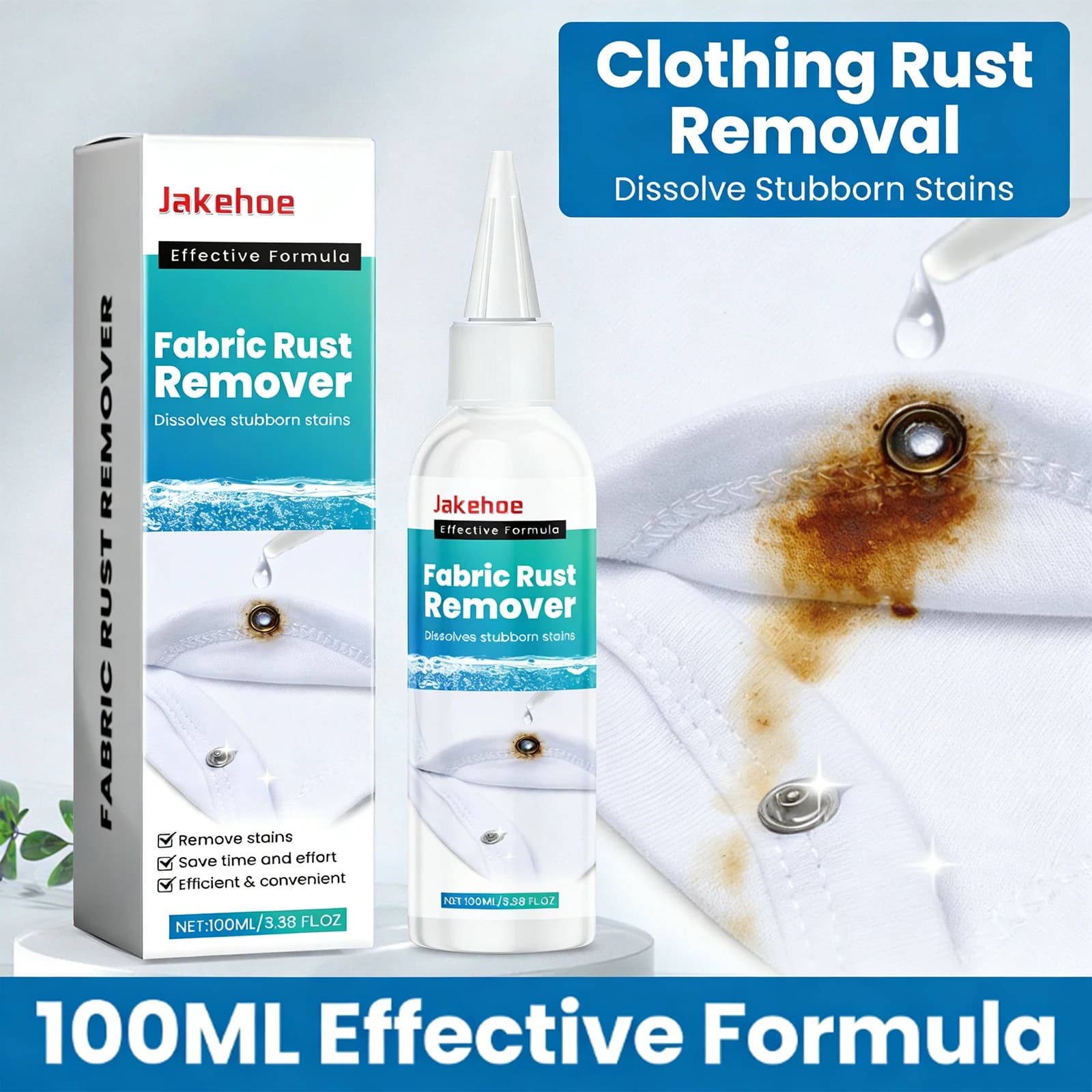Dissolvant de rouille pour tissu