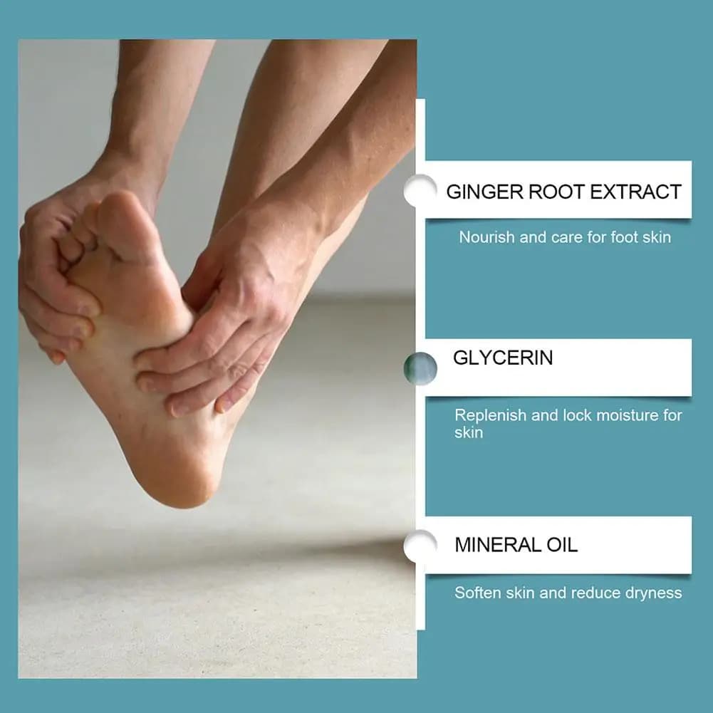 Crème Apaisante 60g pour Fasciite Plantaire, Soulagement Douleur Talon, Pommade Traitement Épine Calcanéenne et Pieds Douloureux, Soin des Pieds Pénétrant en Profondeur