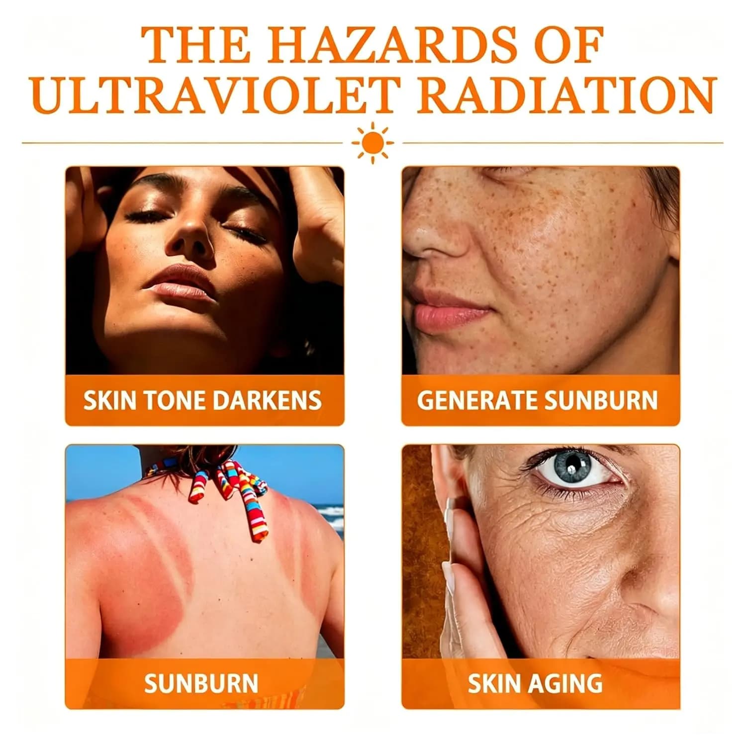 Crème solaire visage et corps SADOER SPF 90+ 50+, protection UV, protection solaire de la peau, anti-brillance, hydratante