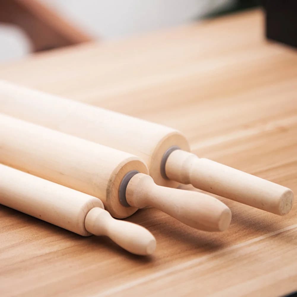 Rouleau à argile en bois pour la modelage de la pâte, outil de façonnage pour la poterie et la céramique