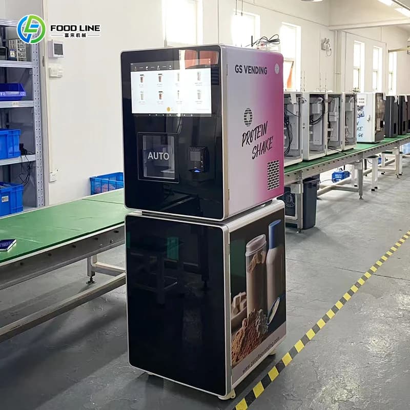 Distributeur de gobelets pour machine à boissons protéinées de qualité supérieure
