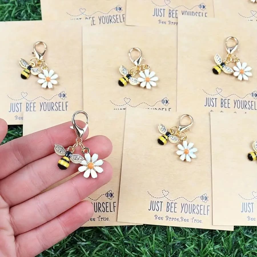 1/5/10/20/50/100 pièces Just Bee Yourself cadeaux d'encouragement positif |   Cartes dépliantes, cadeaux d'amitié mignons, cadeaux de motivation,