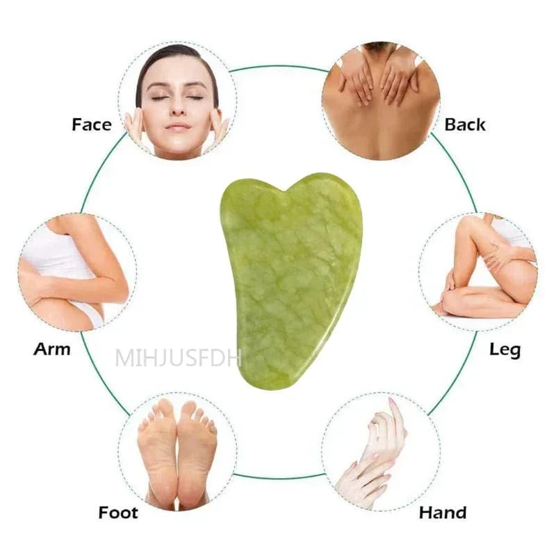 Rouleau de Massage en Jade naturel