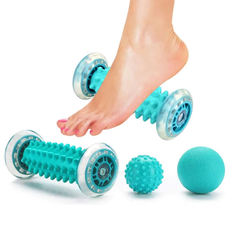 Kit de boules de Massage pour masseur de pieds, Yoga, Sport, Fitness, pour main, jambe, dos, thérapie des douleurs, récupération des points de déclenchement des tissus profonds