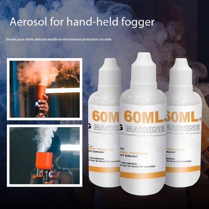 LENSGO – machine à fumée, 60ML, liquide de pulvérisation, huile de fumée pour LENSGO Smoke Master PRO/B/Smoke S/S, Mini machine à fumée
