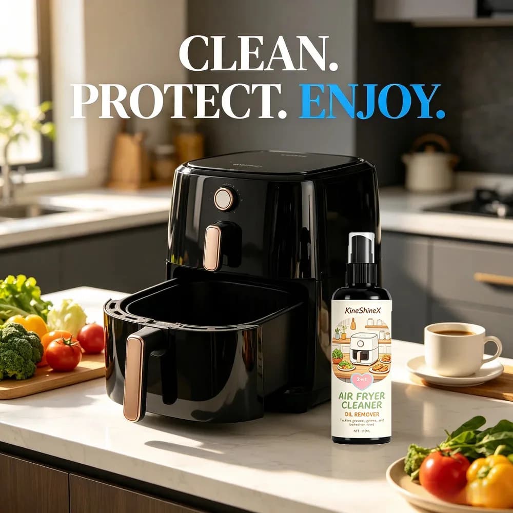 Nettoyant pour friteuse à air, Spray dégraissant puissant pour four - Nettoyant haute performance pour hotte de cuisine, Dégraissant facile à appliquer et à essuyer
