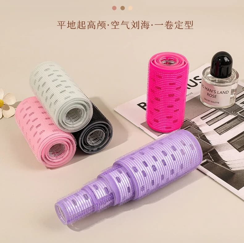 Grands rouleaux à cheveux autocollants pour la coiffure à domicile, rouleaux magiques de coiffage DIY, rouleaux à cheveux pour femmes, outils de beauté