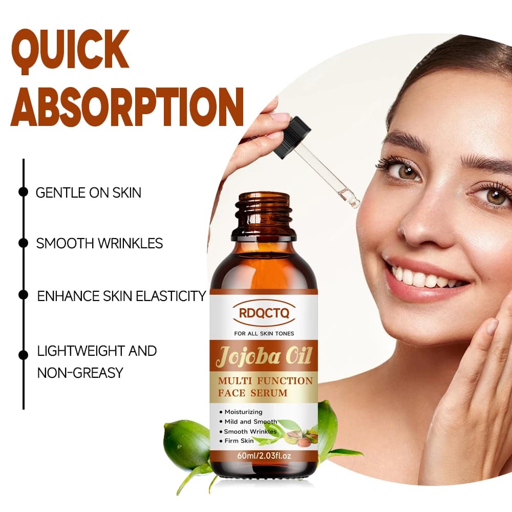 RDQCTQ huile de jojoba huile essentielle de vitamine E rides