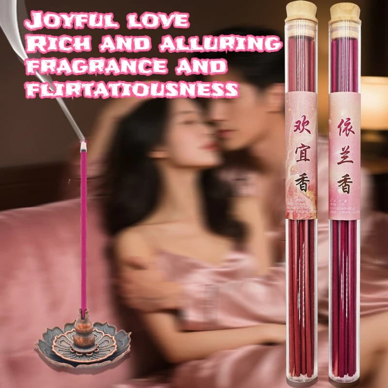 Encens Ylang-ylang pour l'ambiance intérieure, aromathérapie chaude, Huan Yixiang, parfum romantique unisexe, encens chinoiserie ancien.