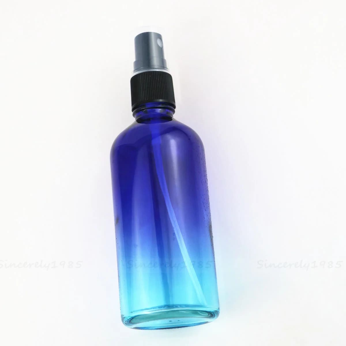 1x 3x Flacons vaporisateurs d'huile essentielle 30ml 100ml, atomiseur de parfum à brume fine, flacon en verre dégradé rechargeable, flacon vide pour shampoing