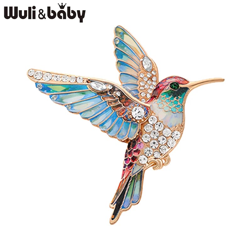 Wuli&baby – broches en forme de colibri pour femmes