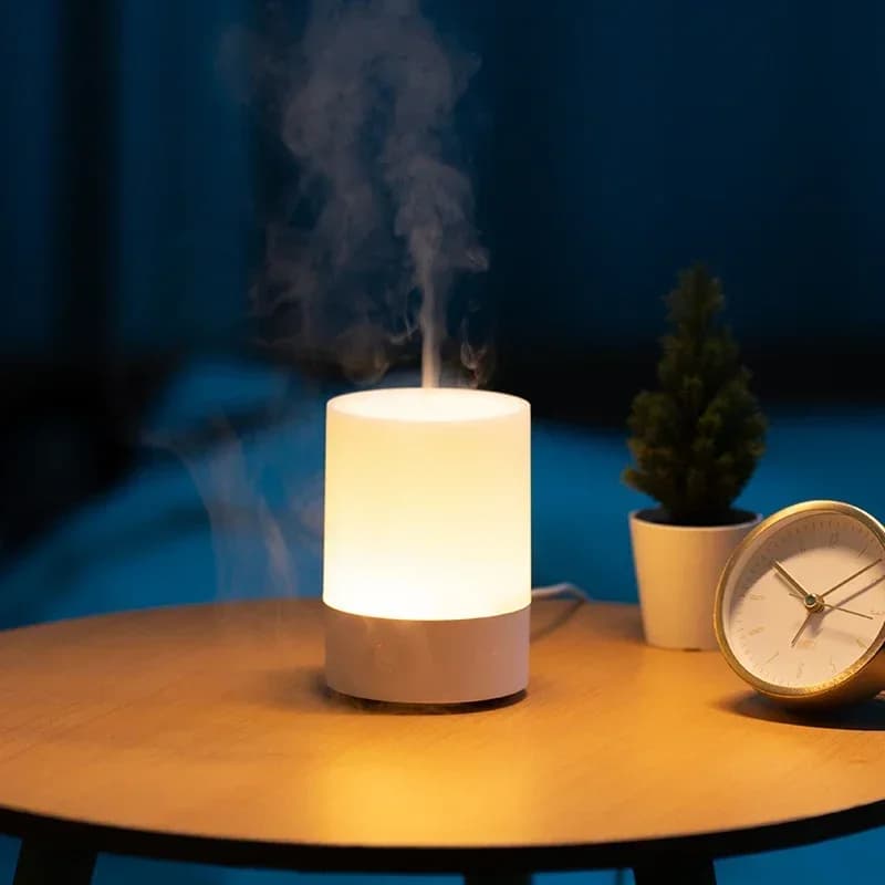 120ML USB humidificateur purificateur Mini arôme diffuseur d'huile essentielle pour maison voiture muet brumisateur diffuseur avec lampe de couleur LED
