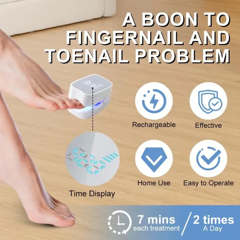 Appareil de traitement laser pour la réparation efficace des ongles atteints de mycose